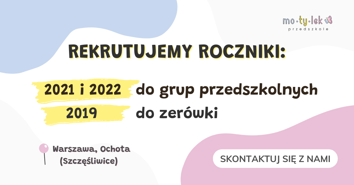 Rekrutacja w prywatnym przedszkolu w Warszawie