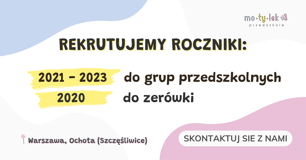 Rekrutacja w prywatnym przedszkolu w Warszawie 2026/2027